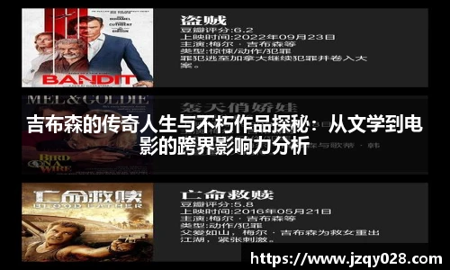 吉布森的传奇人生与不朽作品探秘：从文学到电影的跨界影响力分析